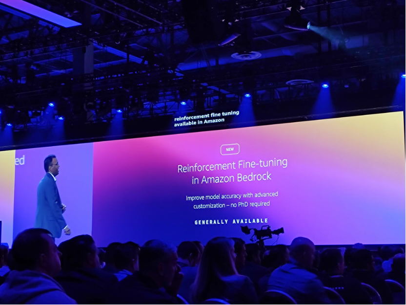 在模型客製化方面，AWS 今年也推出兩項重要能力。